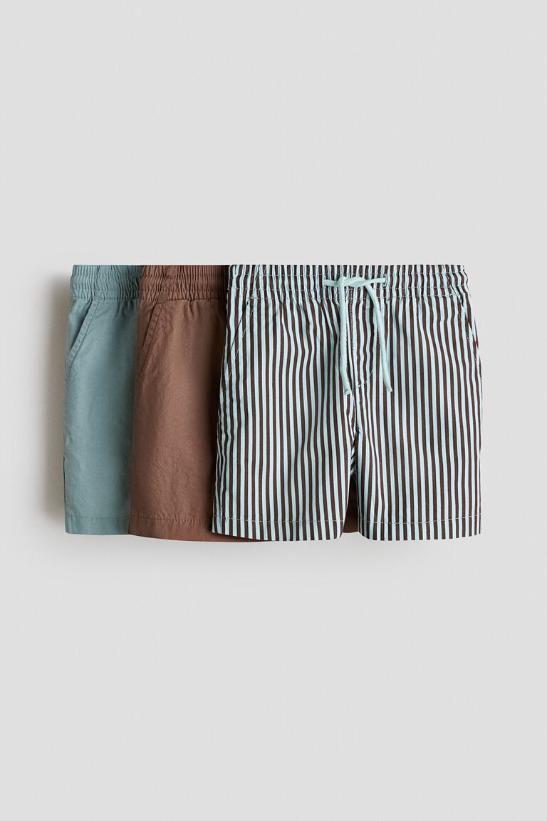 3-pack cotton shorts