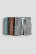 3-pack cotton shorts