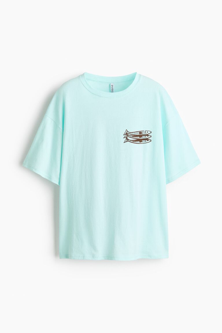 SSVN Oversized printed T-shirt