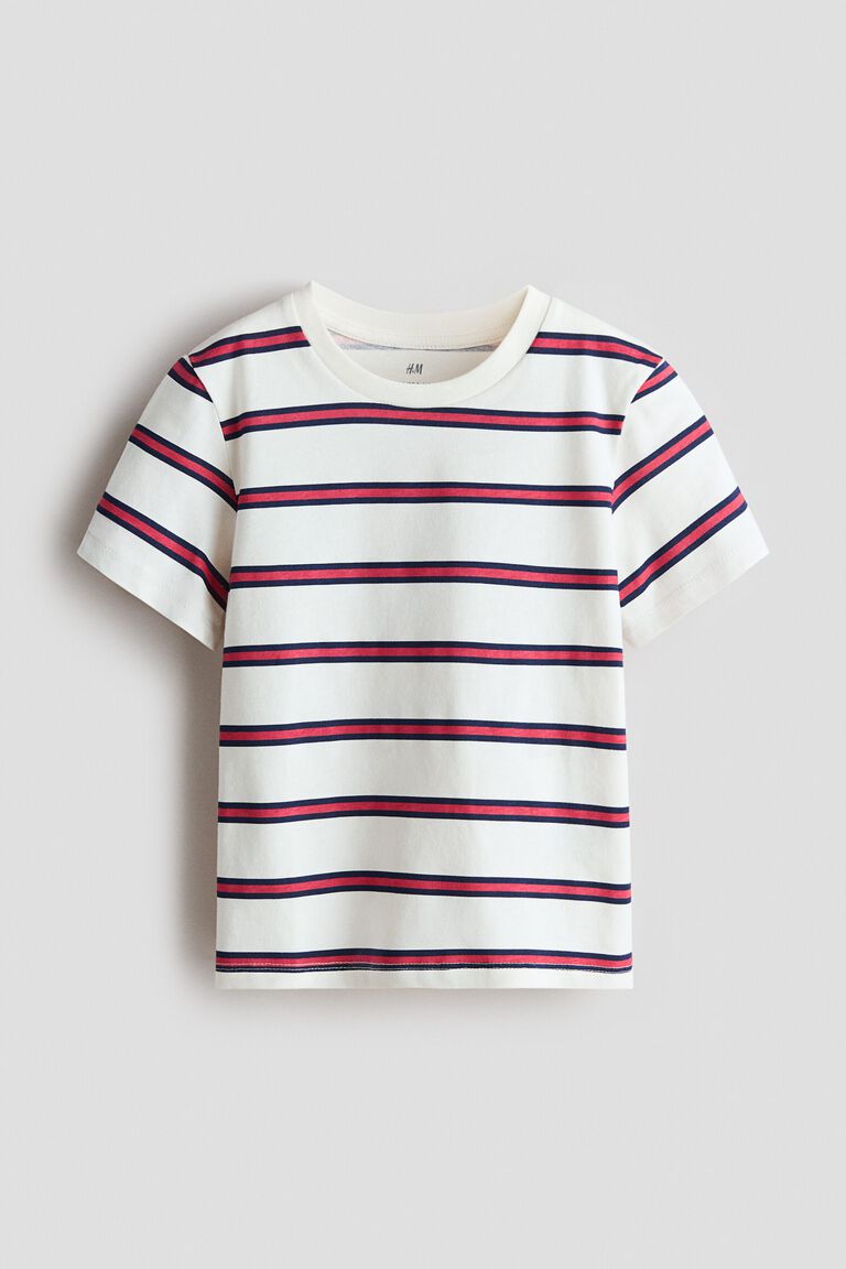 Printed cotton T-shirt