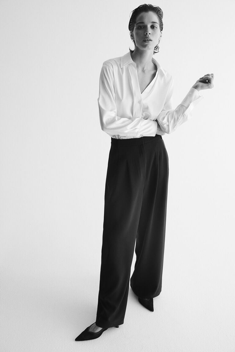 Blus V-neck