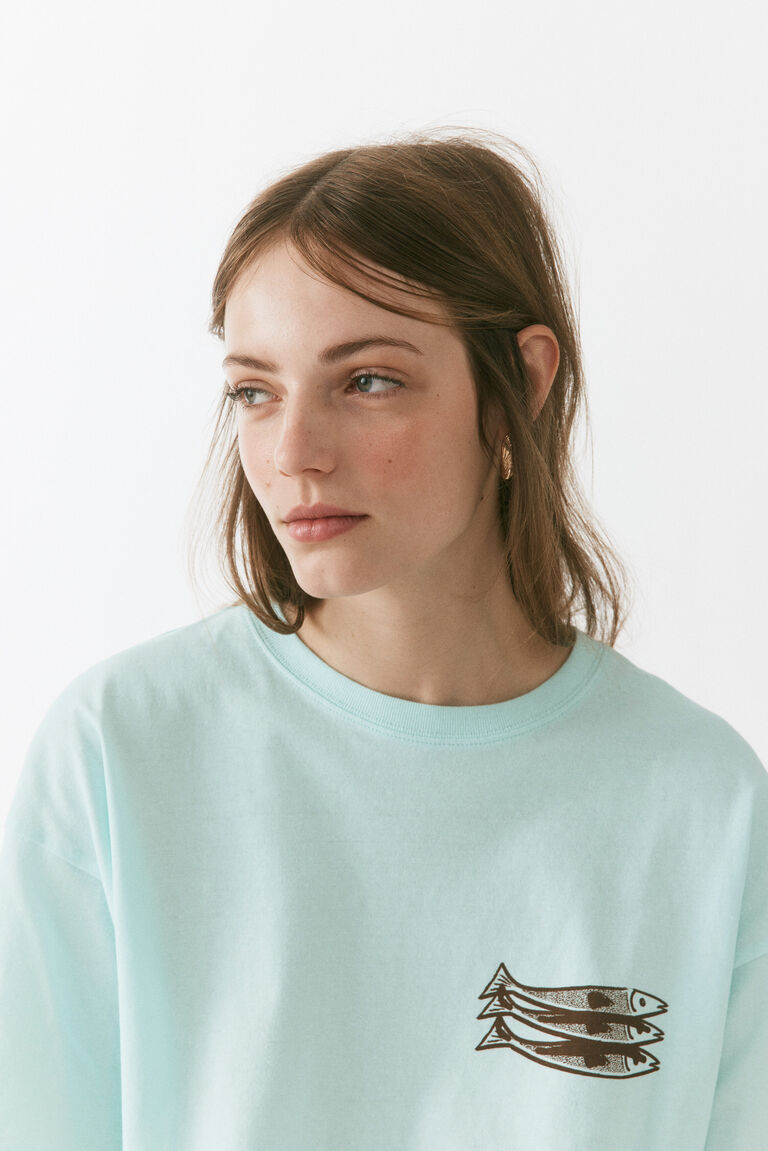 SSVN Oversized printed T-shirt