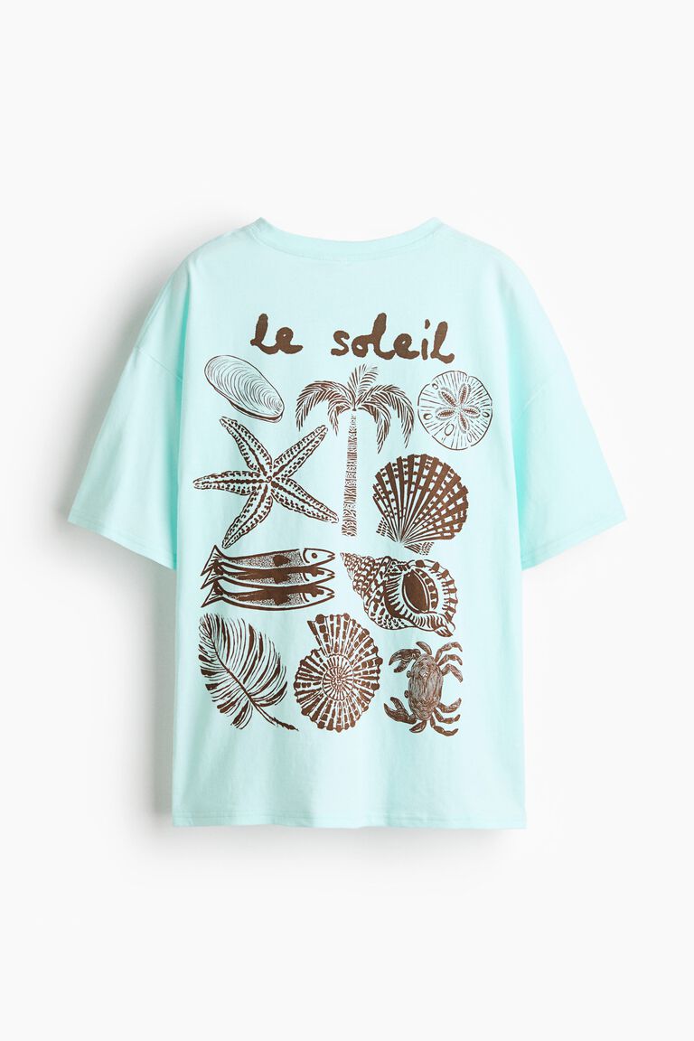 SSVN Oversized printed T-shirt