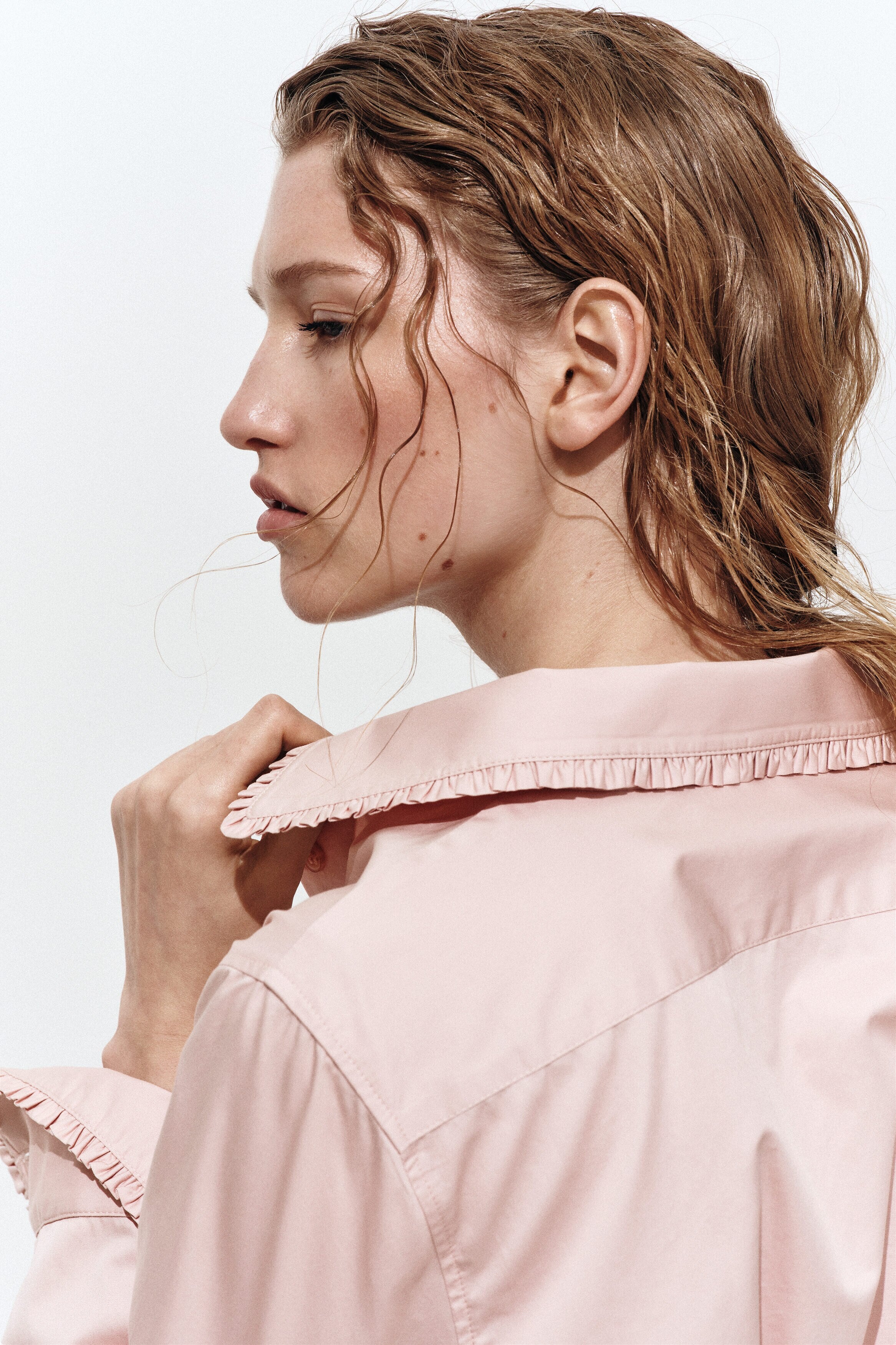 Cotton poplin shirt