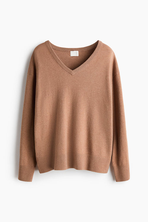 Oversized V-Neck Sweater