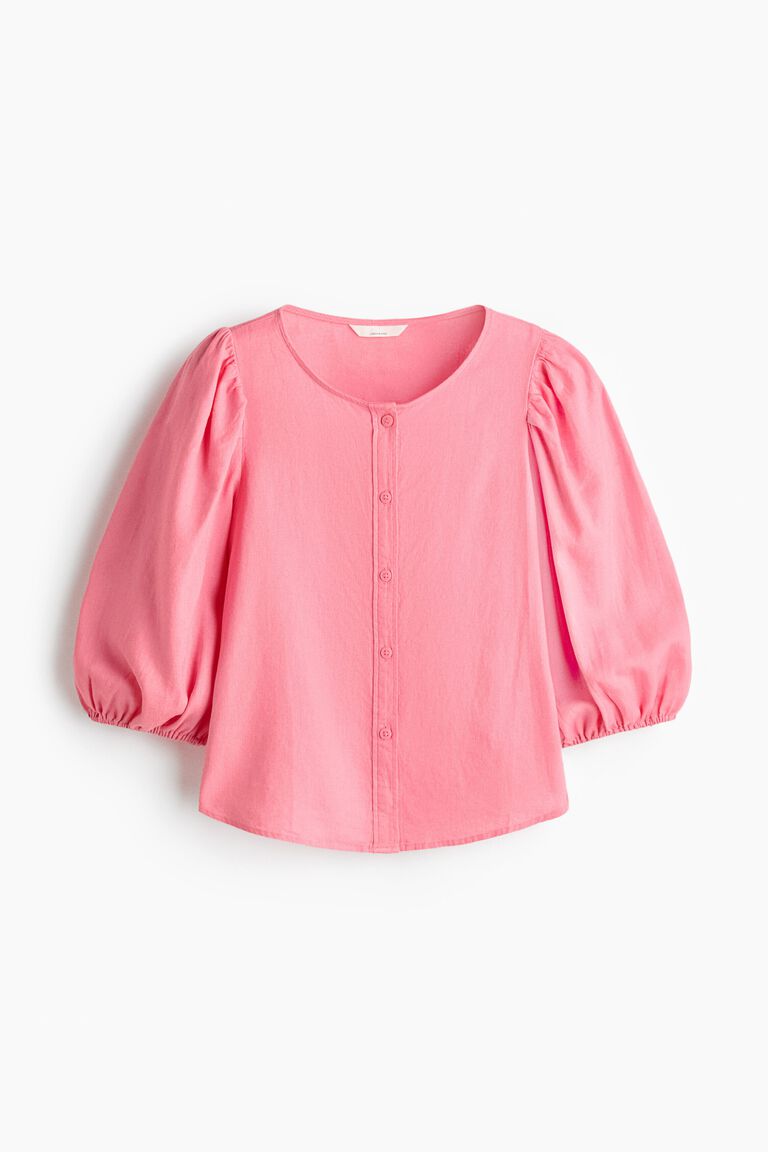 Blus campuran linen