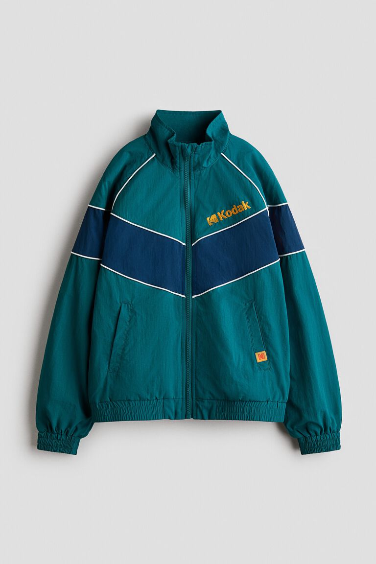 Nylon track jacket