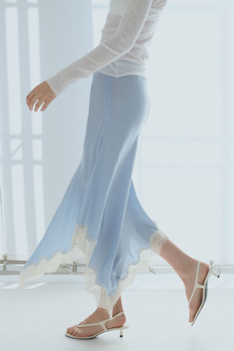 Rok viscose asimetris
