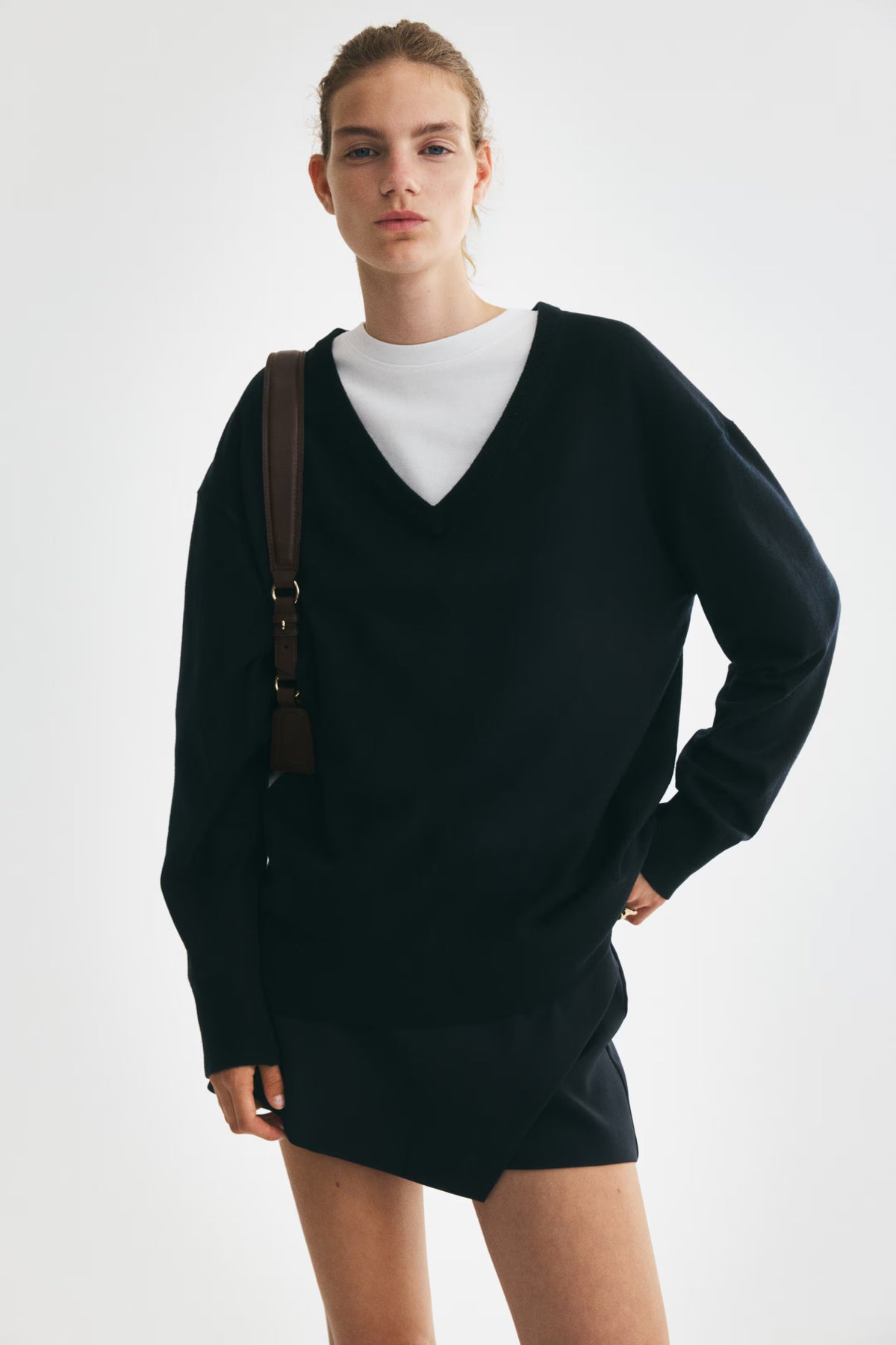 Oversized V-Neck Sweater