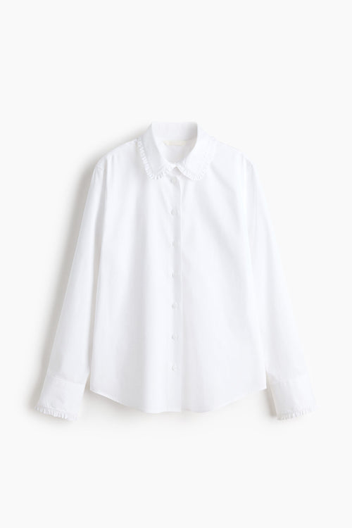 Cotton poplin shirt