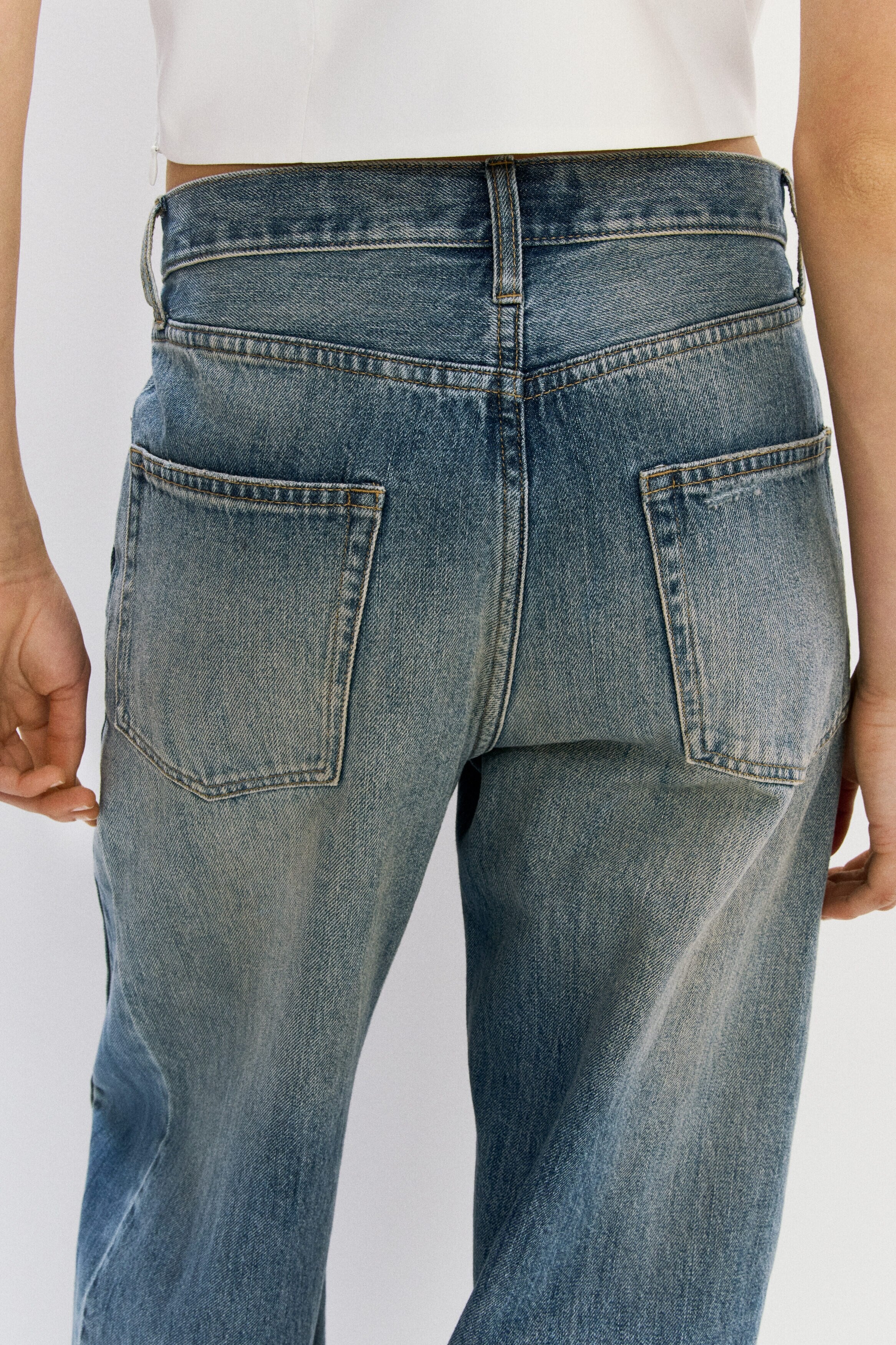 Straight Regular Waist Jeans
