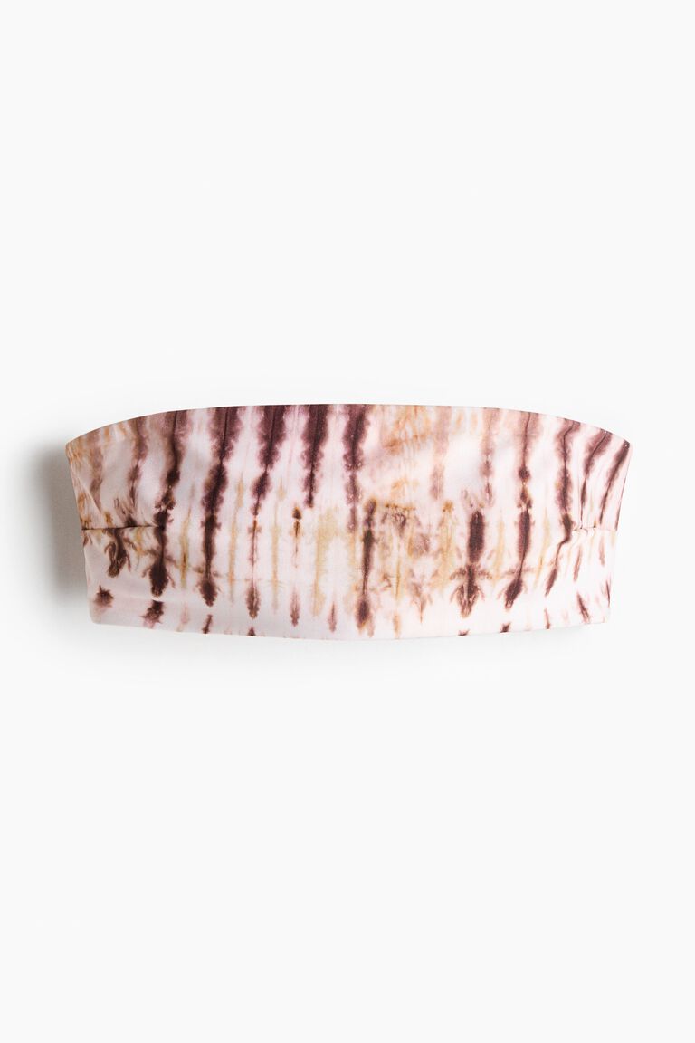 Atasan bikini bandeau berlapis busa