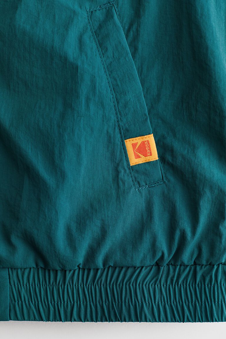 Nylon track jacket