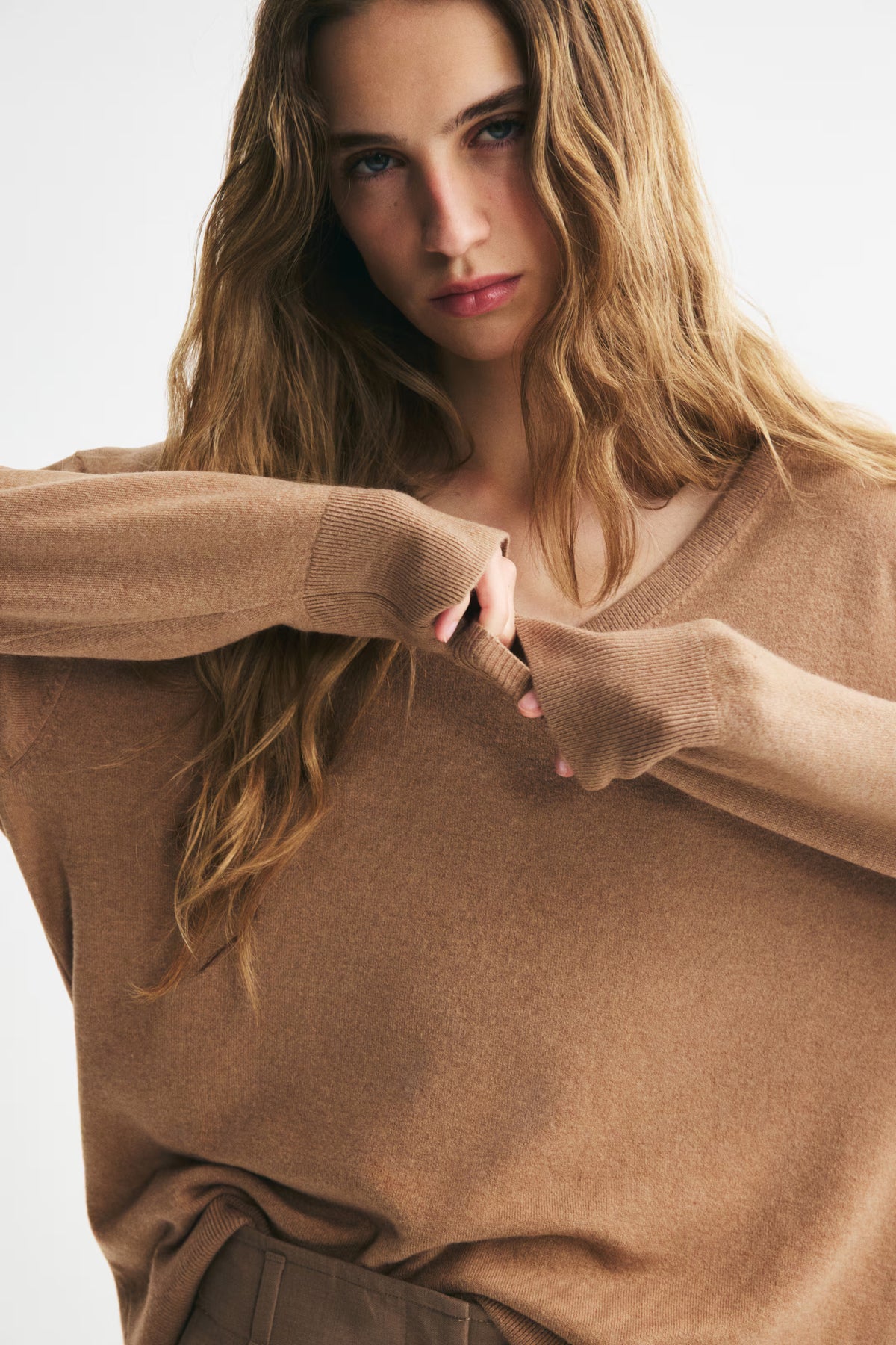 Oversized V-Neck Sweater