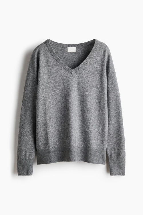 Oversized V-Neck Sweater