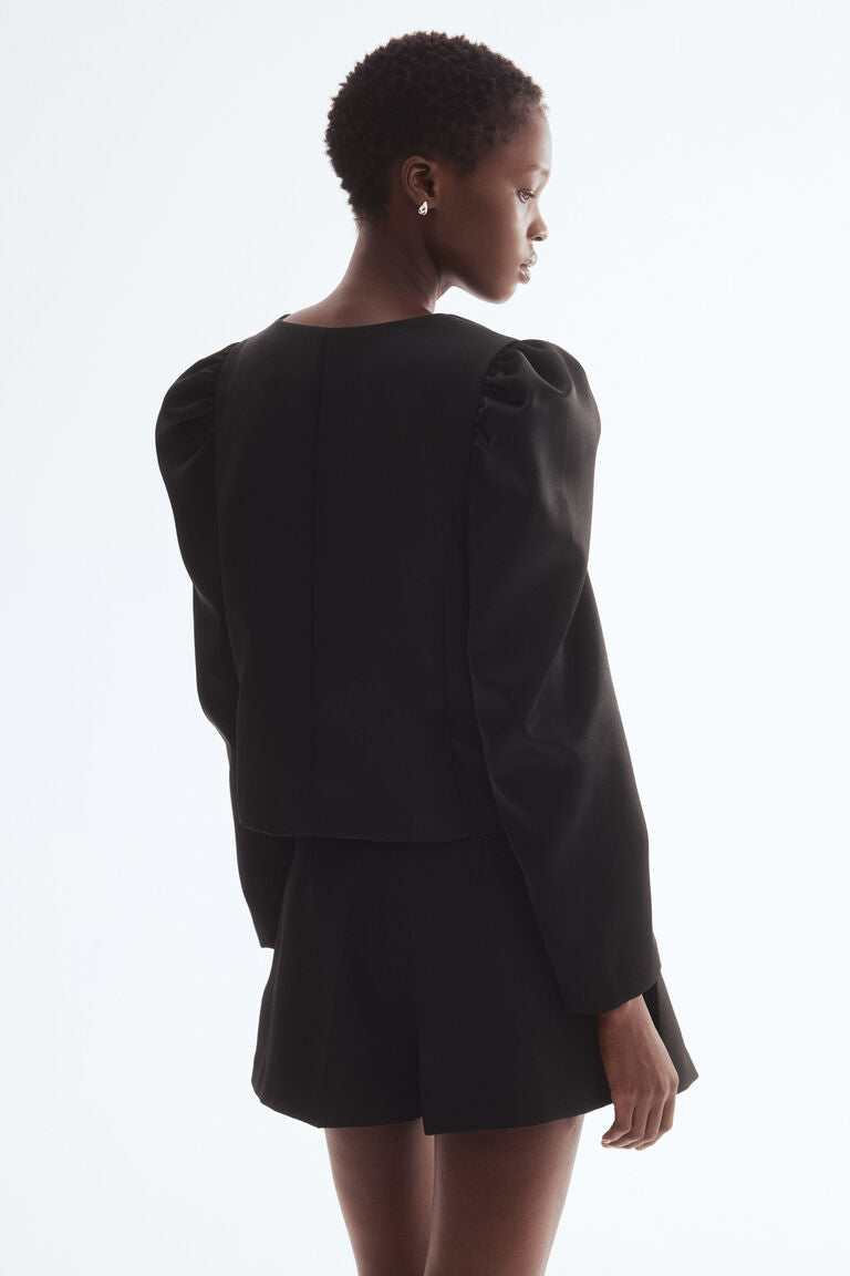 Blus lengan puff