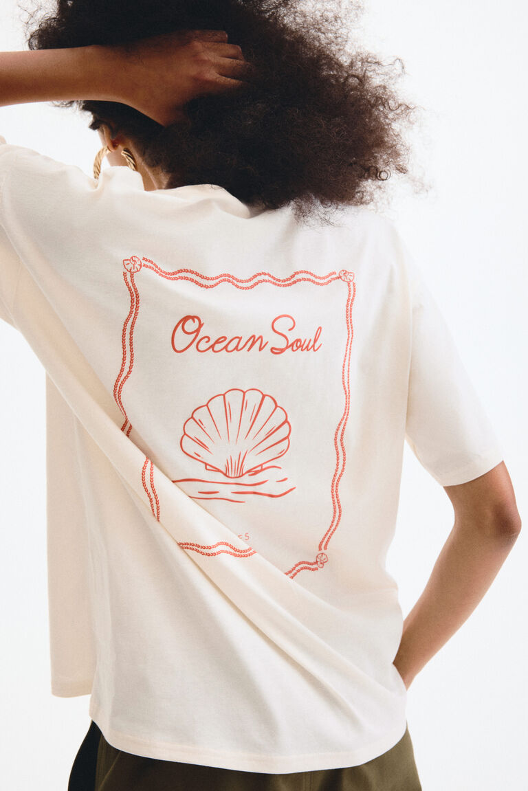SSVN Oversized printed T-shirt
