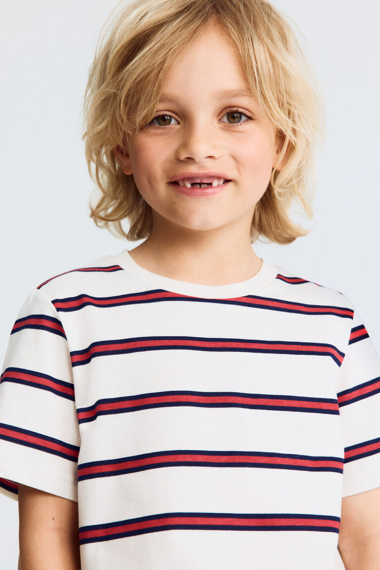Printed cotton T-shirt