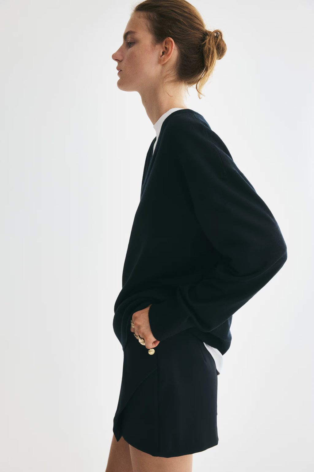 Oversized V-Neck Sweater
