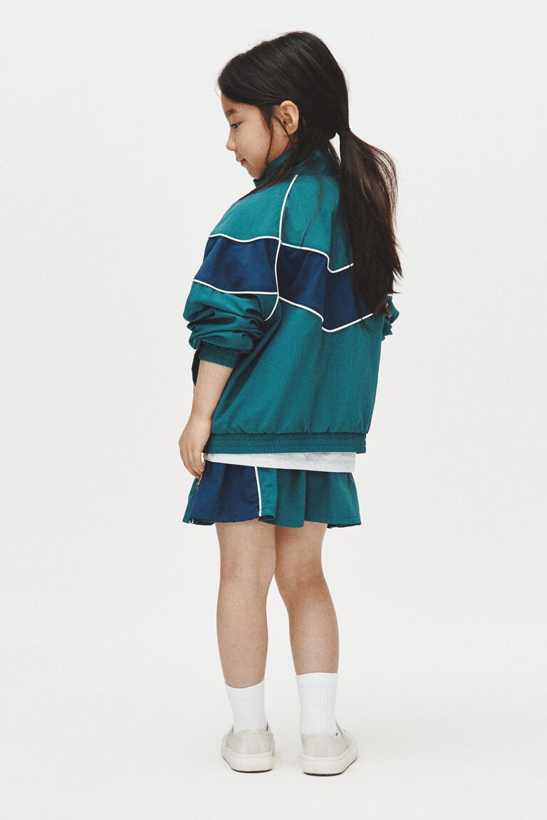 Nylon track jacket
