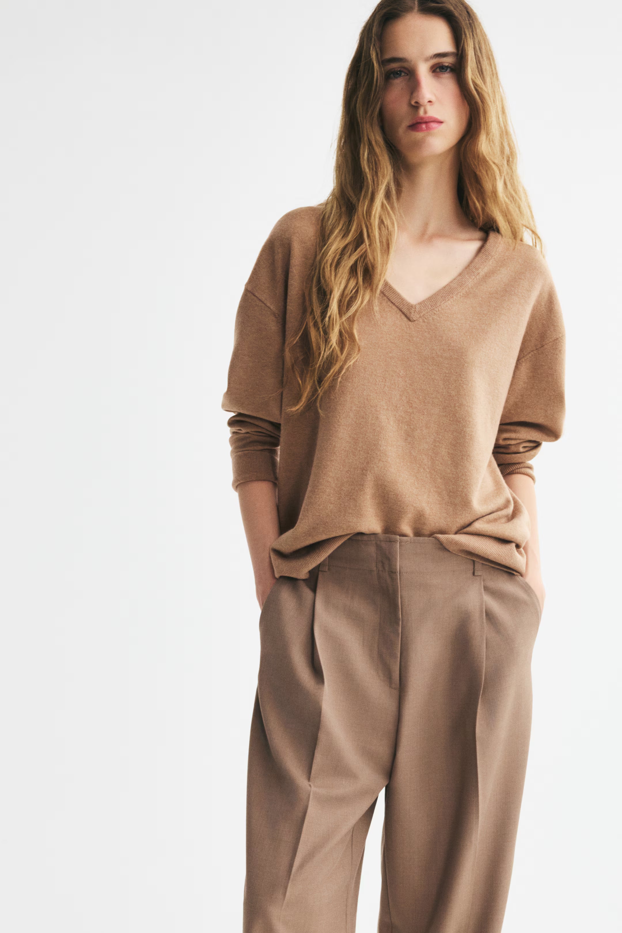 Oversized V-Neck Sweater