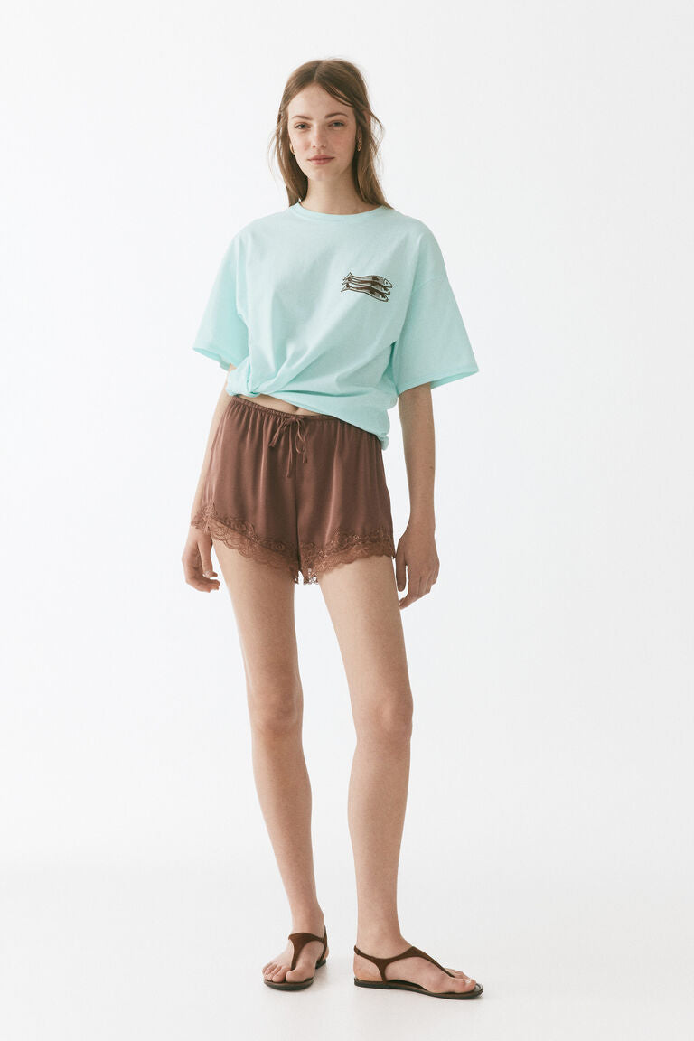 SSVN Oversized printed T-shirt