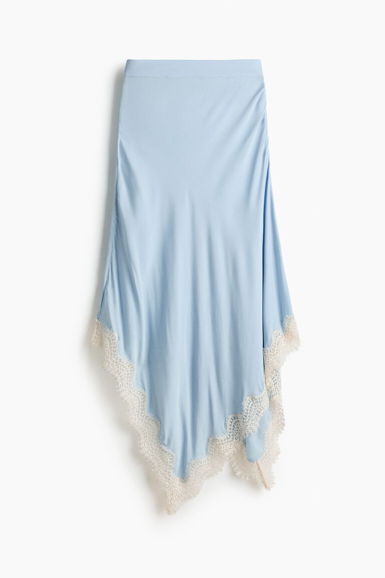 Rok viscose asimetris