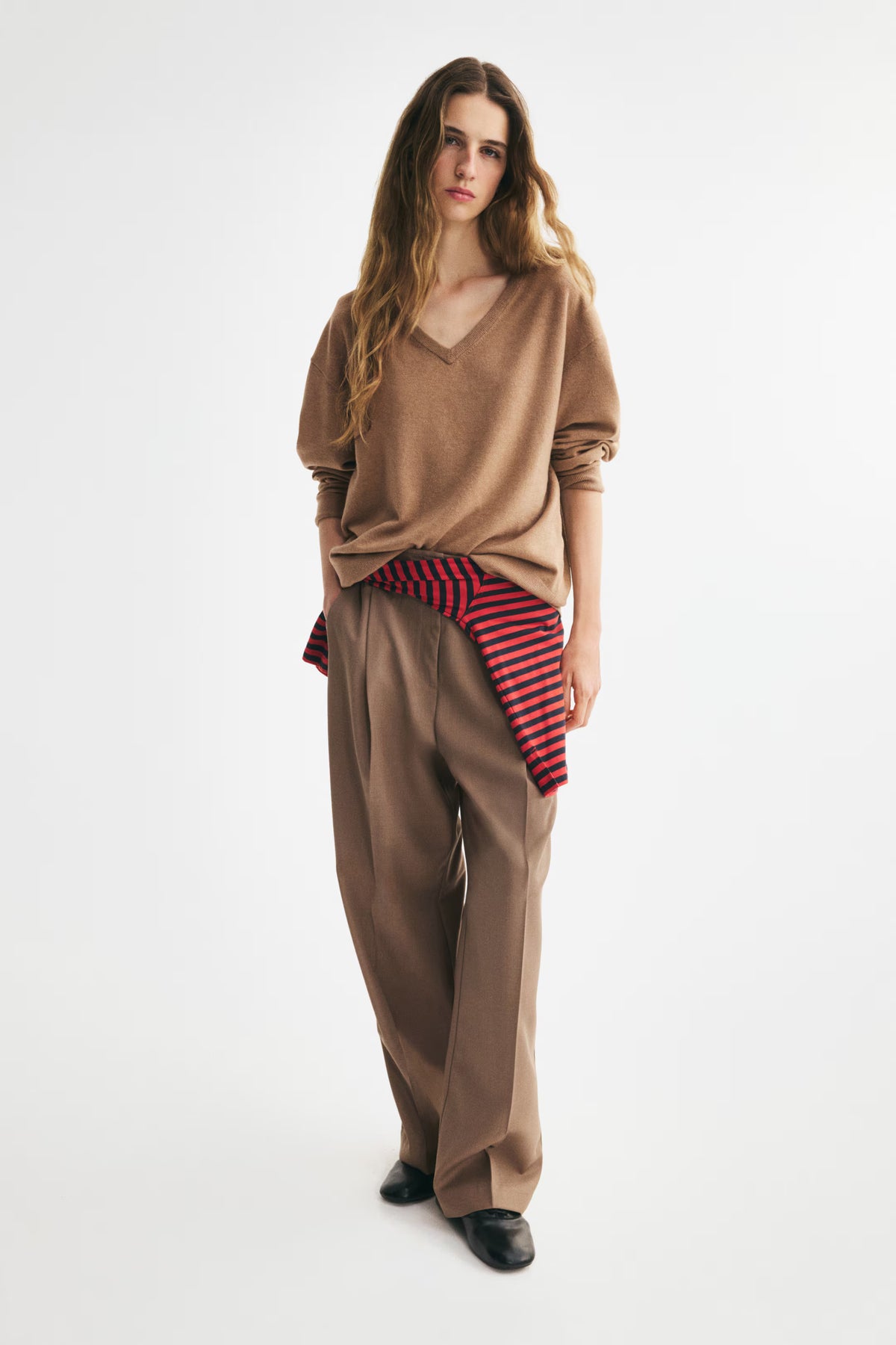 Oversized V-Neck Sweater