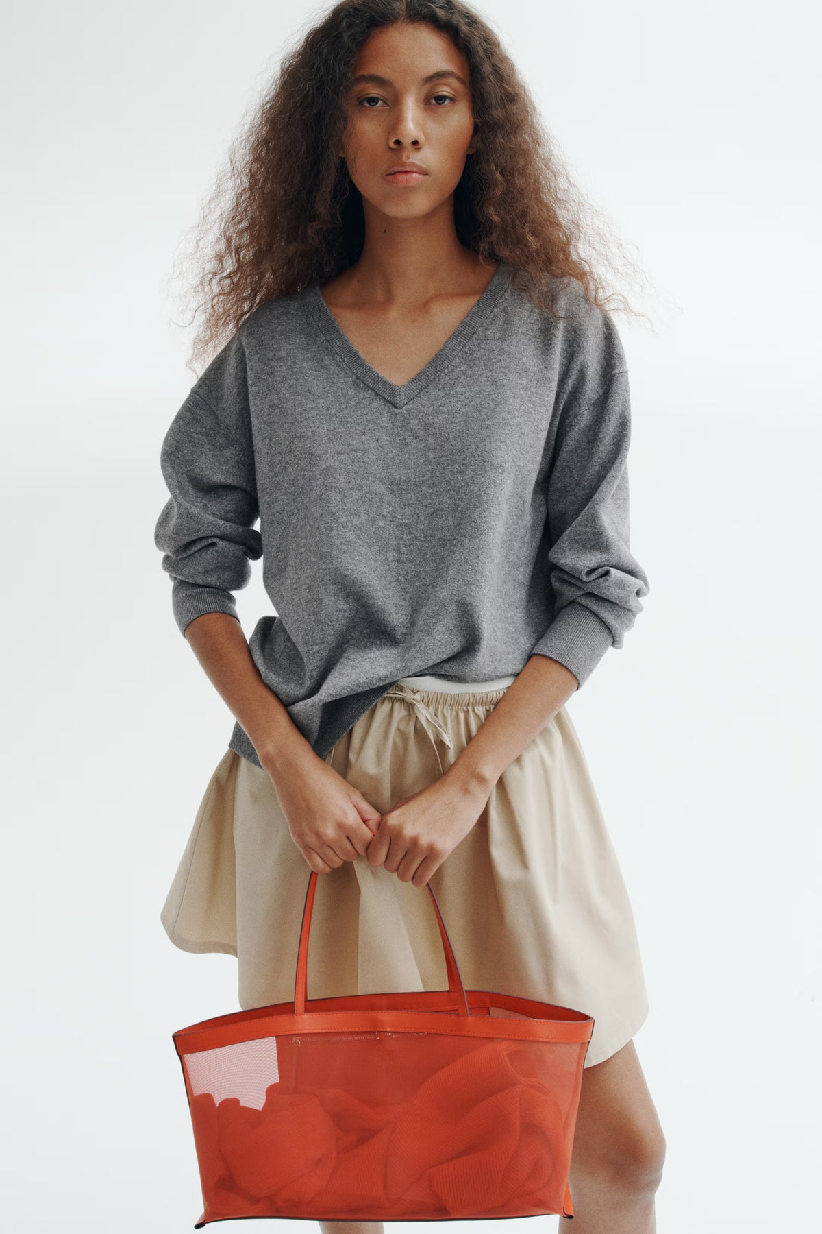 Oversized V-Neck Sweater