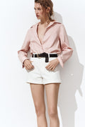 Cotton poplin shirt