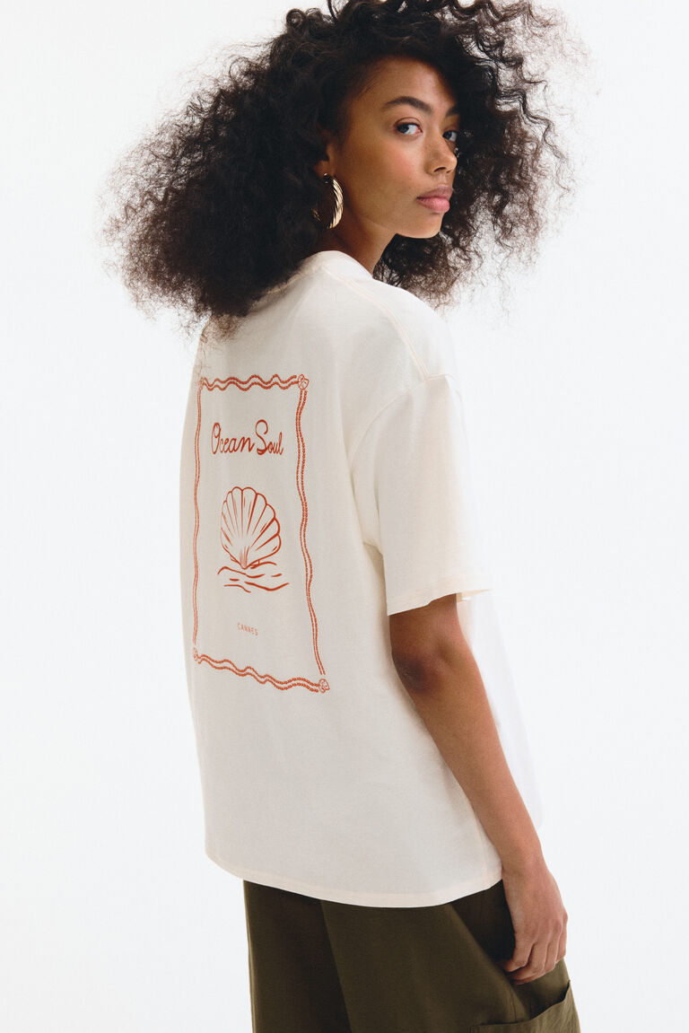 SSVN Oversized printed T-shirt