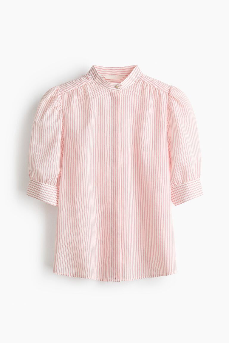 Blus dengan lengan puff