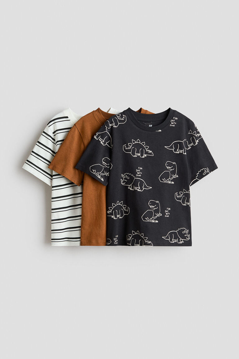 3-pack cotton T-shirts