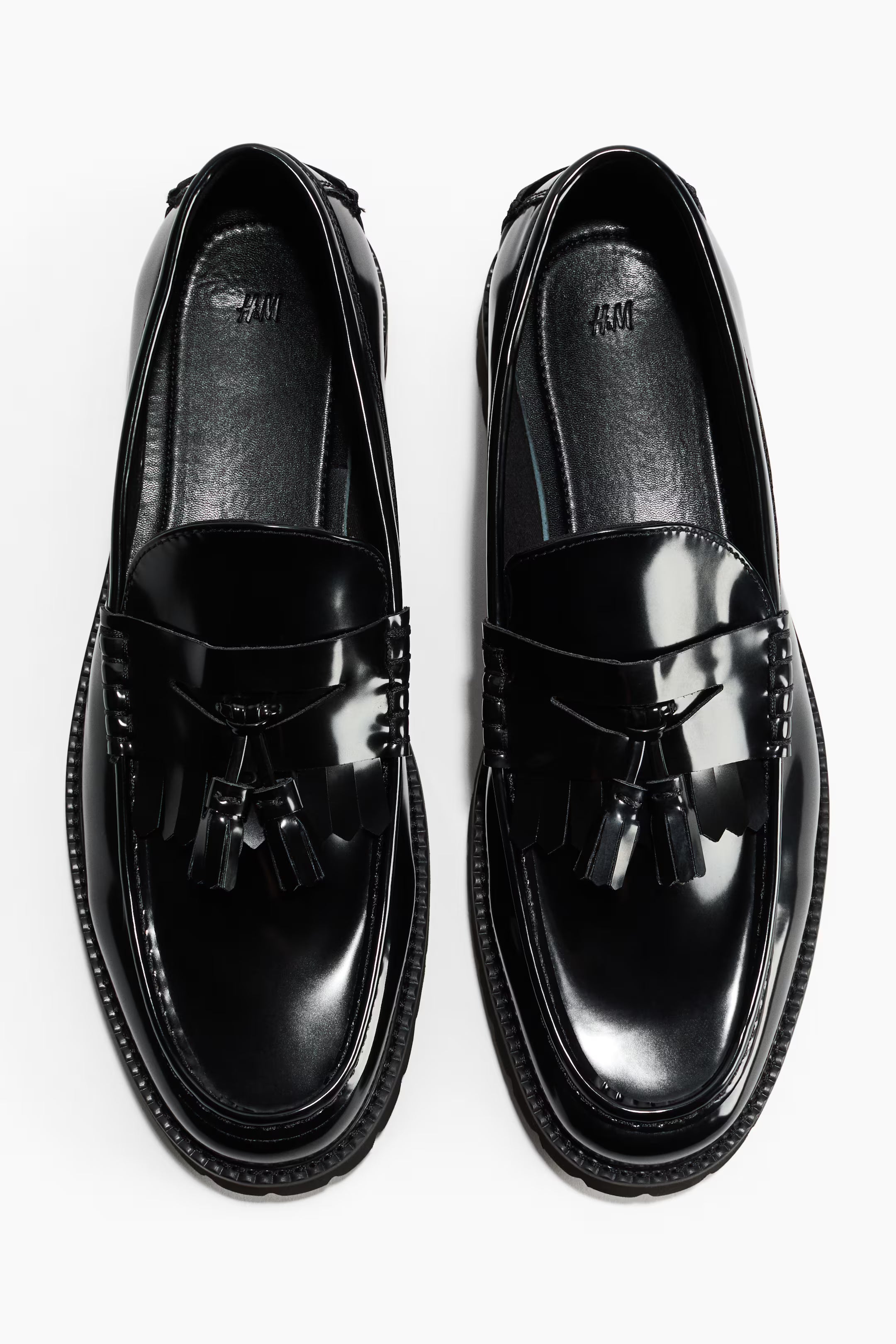 Chunky Tasseled Penny Loafers
