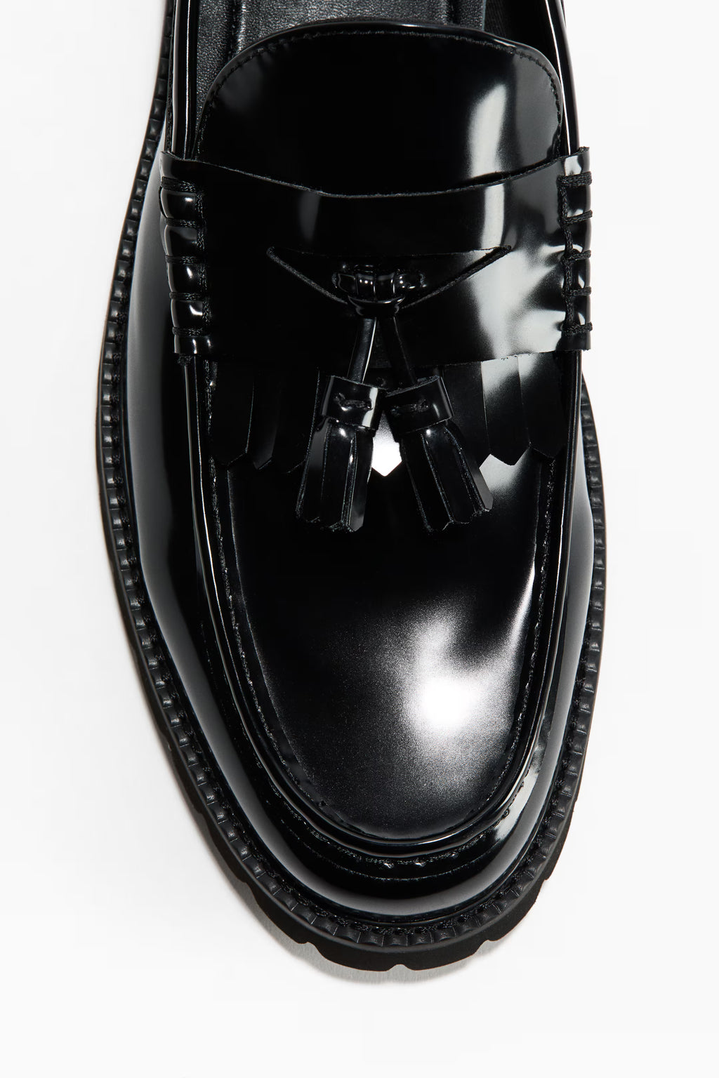Chunky Tasseled Penny Loafers