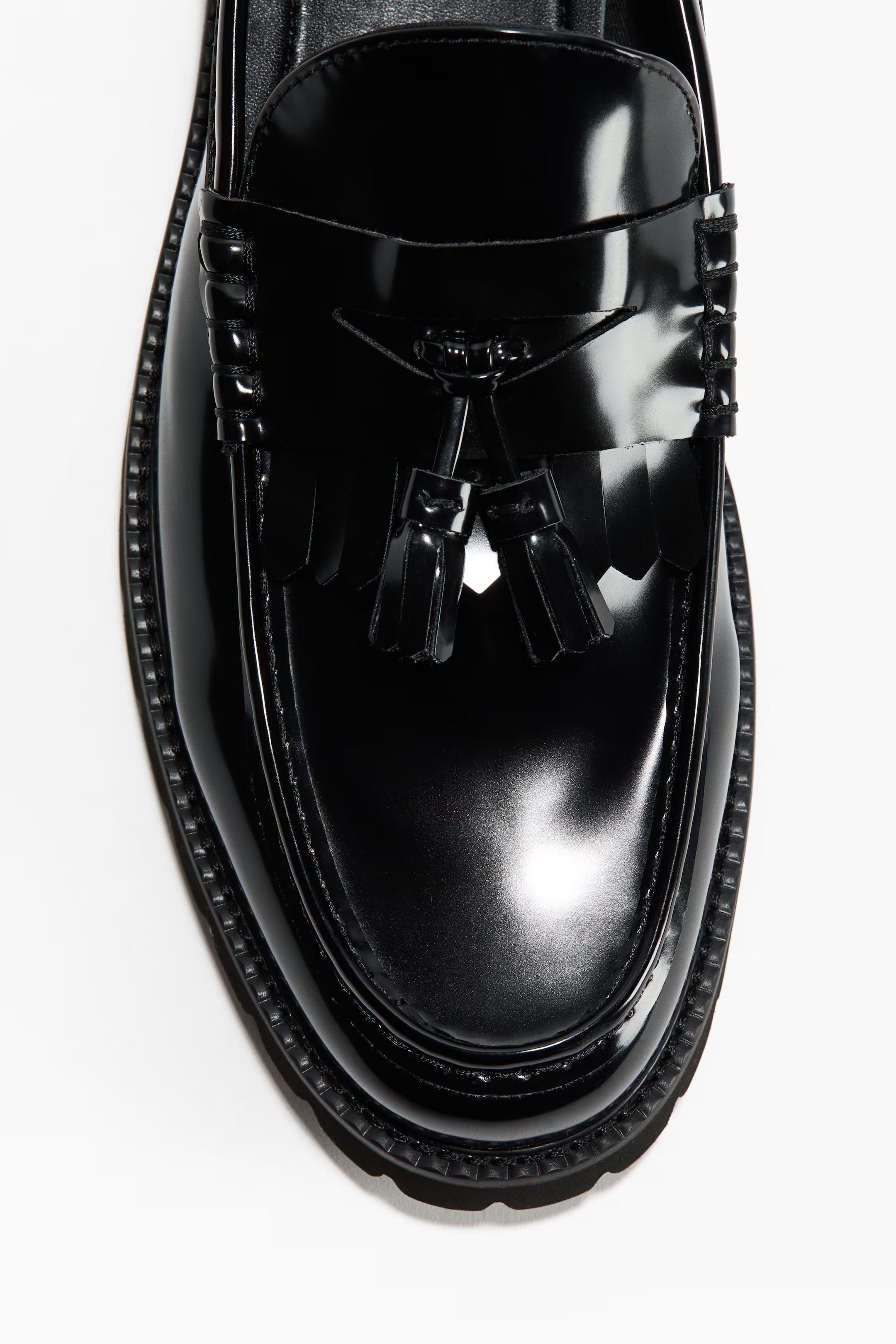 Chunky Tasseled Penny Loafers