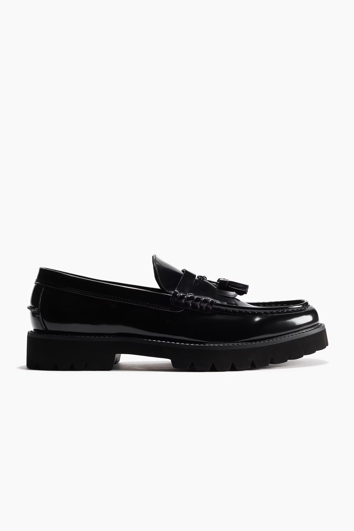 Chunky Tasseled Penny Loafers